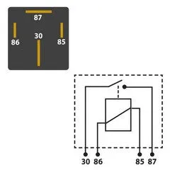 24V 40A 4 Pin Heavy Duty Normally Open Mini Relay
