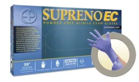 Ansell Microflex Supreno Ec Powder-Free Extended Cuff Nitrile Exam Gloves Glove Exam Nitrile Supreno Ecpf Lf Xsm 50/Bx 10 Bx/Cs