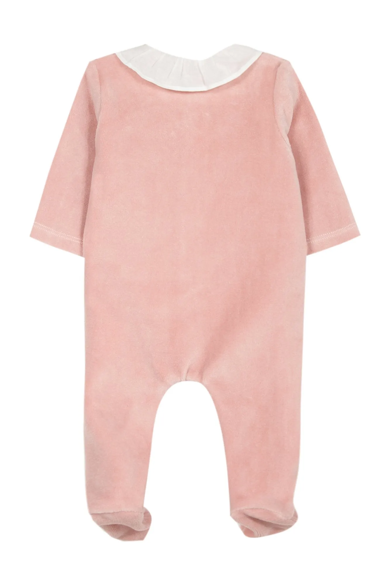 Babygrow - Mid pink alphabet