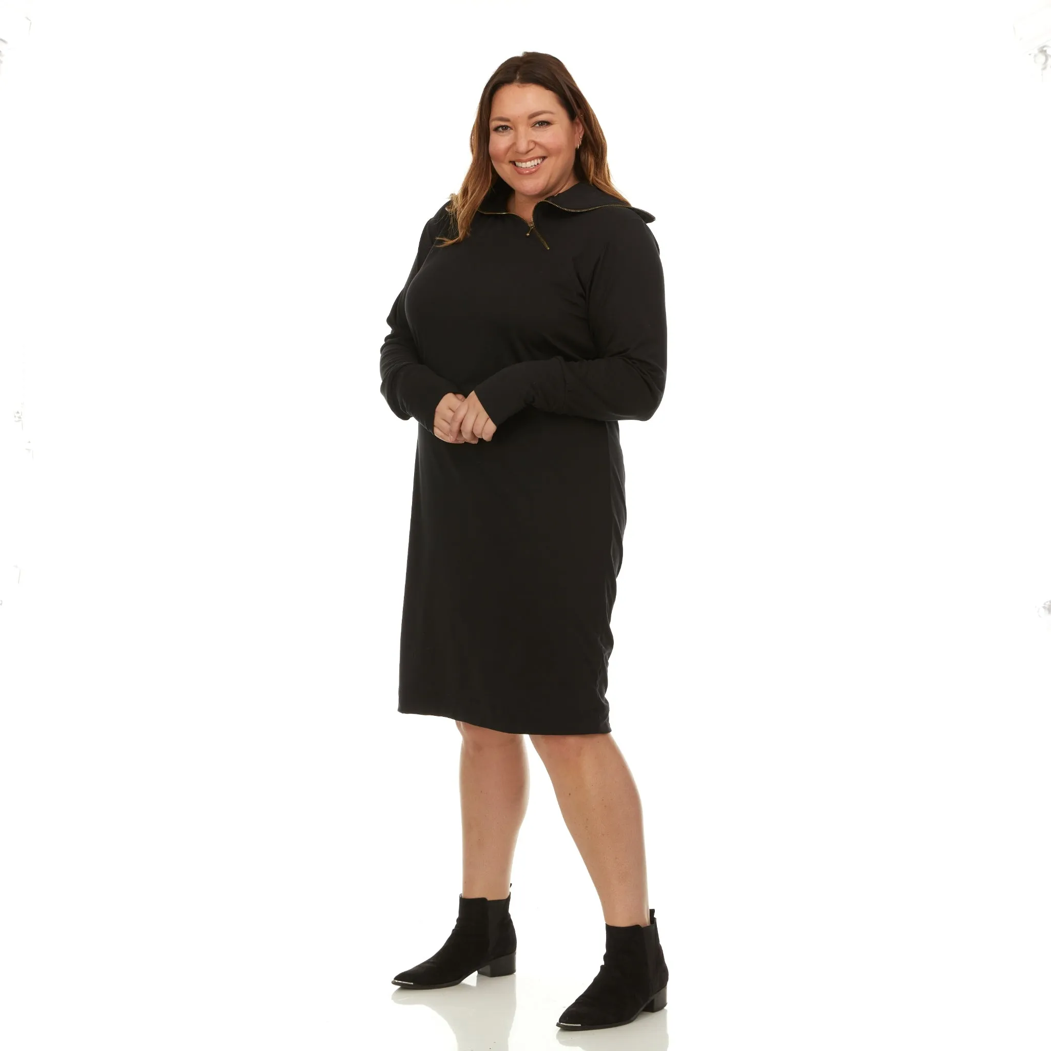Betsey Dress Plus Black