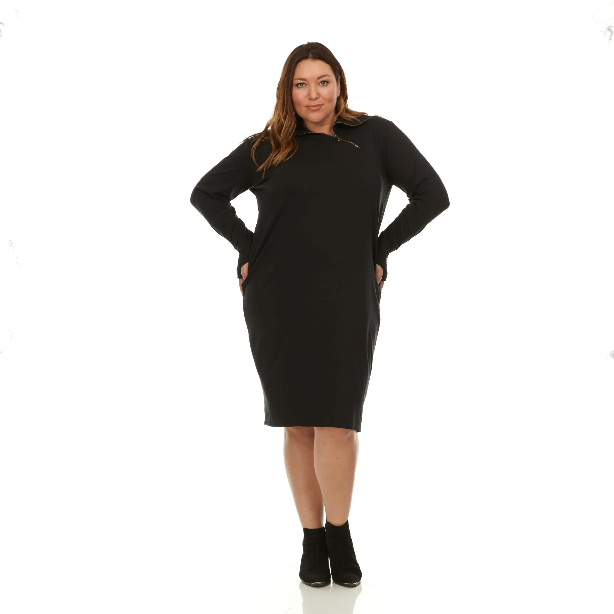 Betsey Dress Plus Black