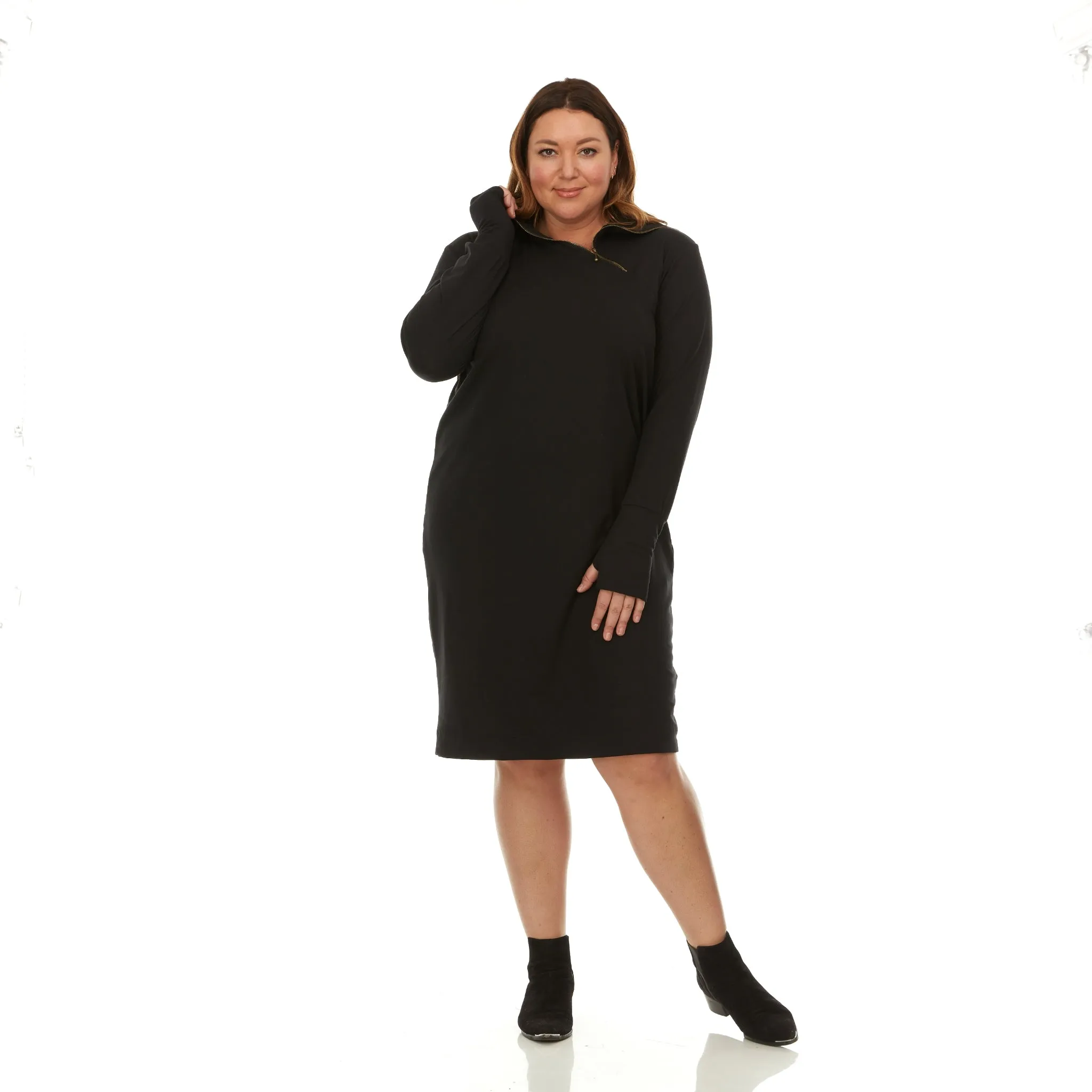 Betsey Dress Plus Black