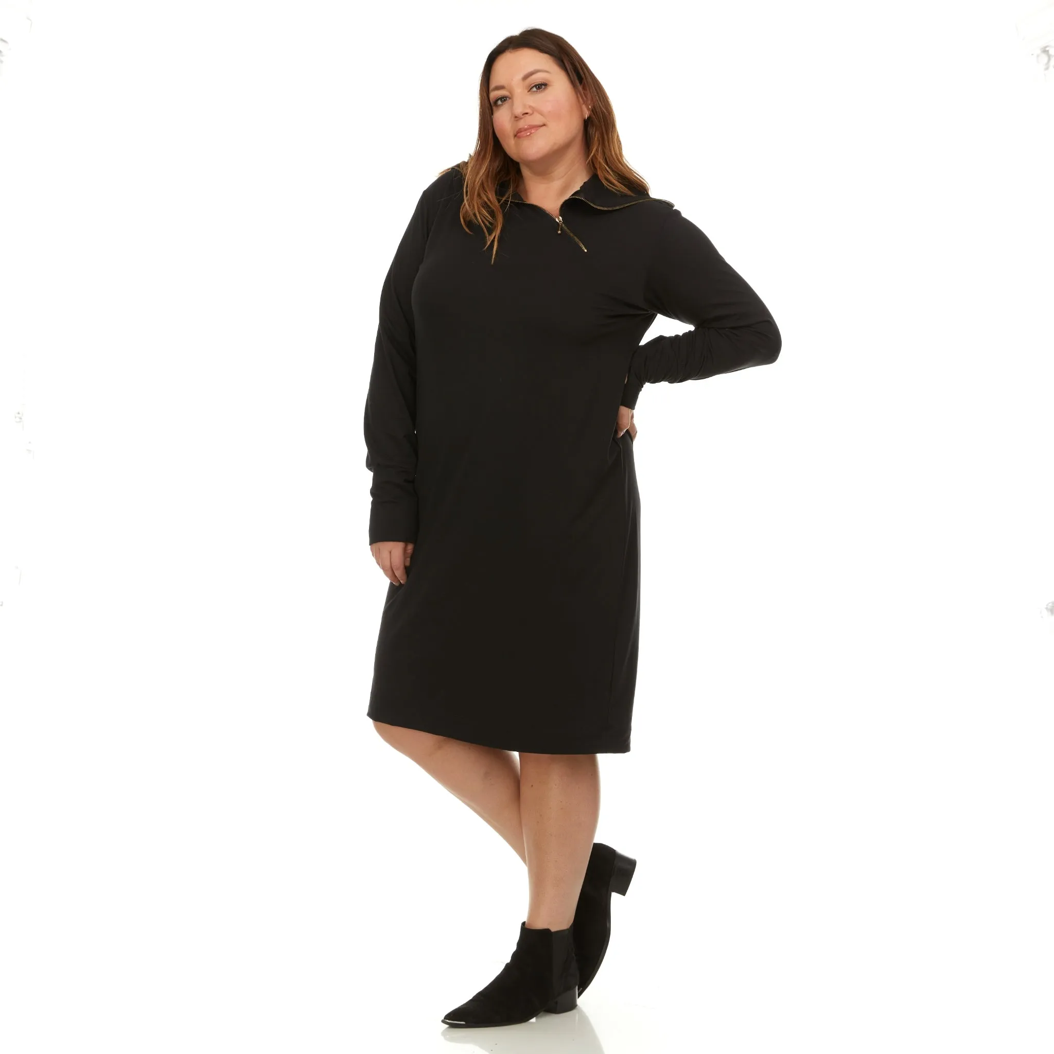 Betsey Dress Plus Black