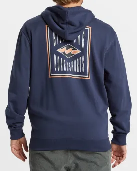 Billabong Short Sands Zip Hoodie - DUSTY NAVY