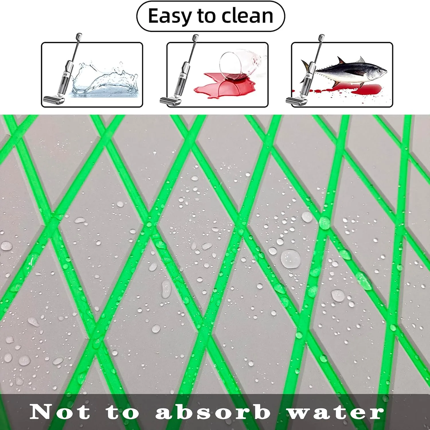 Boat Flooring Eva Foam Decking Marine Non-Slip Self-Adhesive Flooring for Motorboat Fishing Boat RV Yacht Kayak Swimming Pool 110.2''/102.3''/94.5''/86.6''/59''/X37.4''