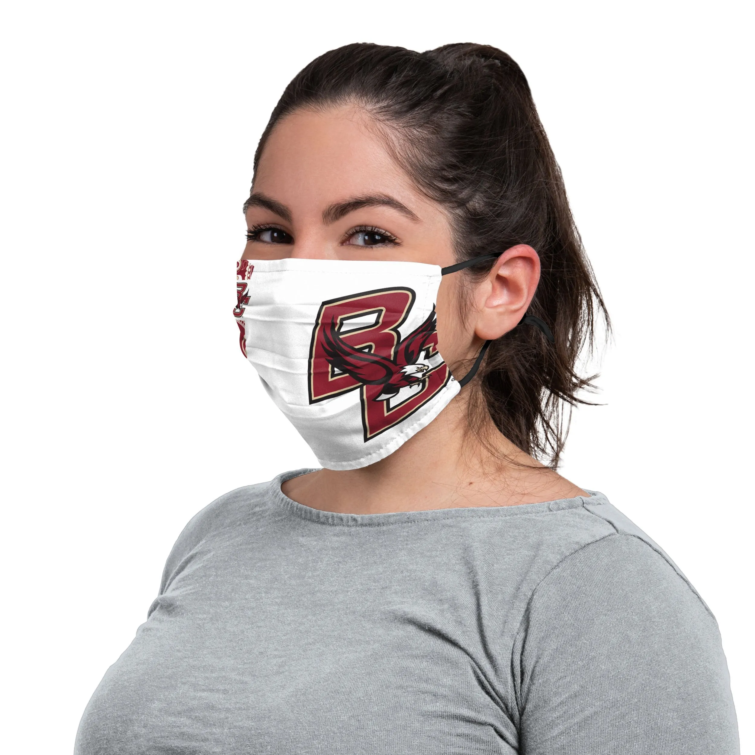 Boston College Eagles NCAA On-Field Sideline Logo Red Bandanna Face Cover