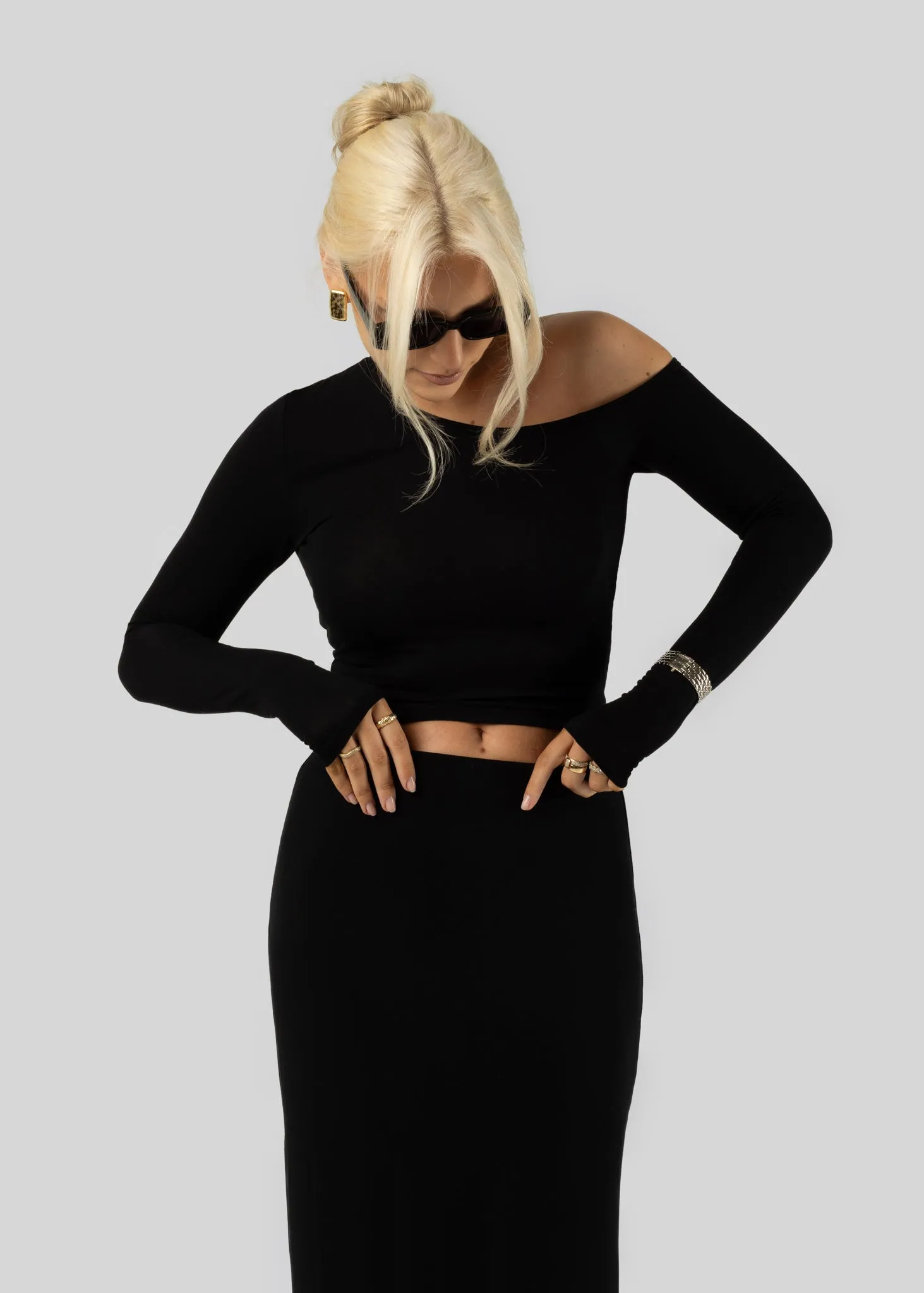 Camille Long Sleeve Black