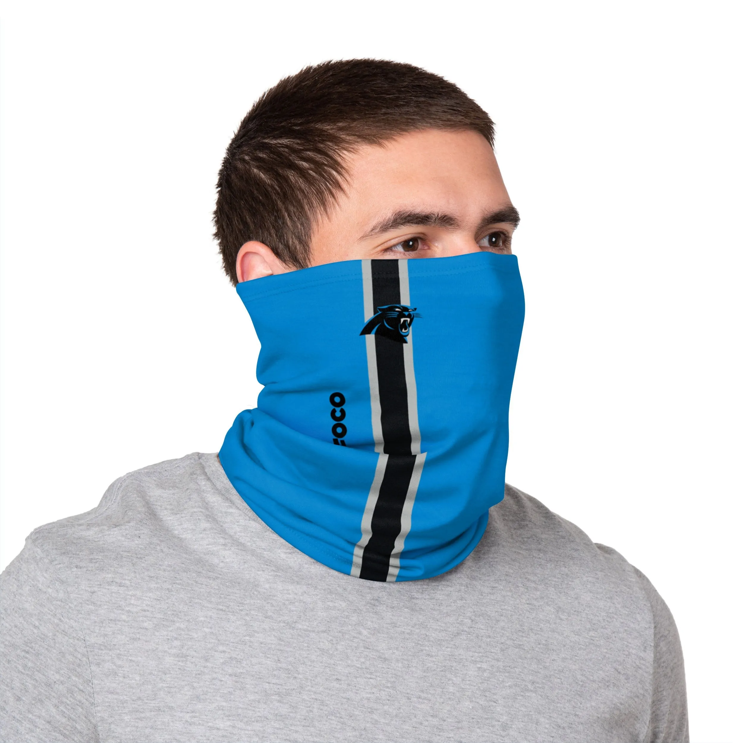 Carolina Panthers NFL On-Field Sideline Logo Gaiter Scarf