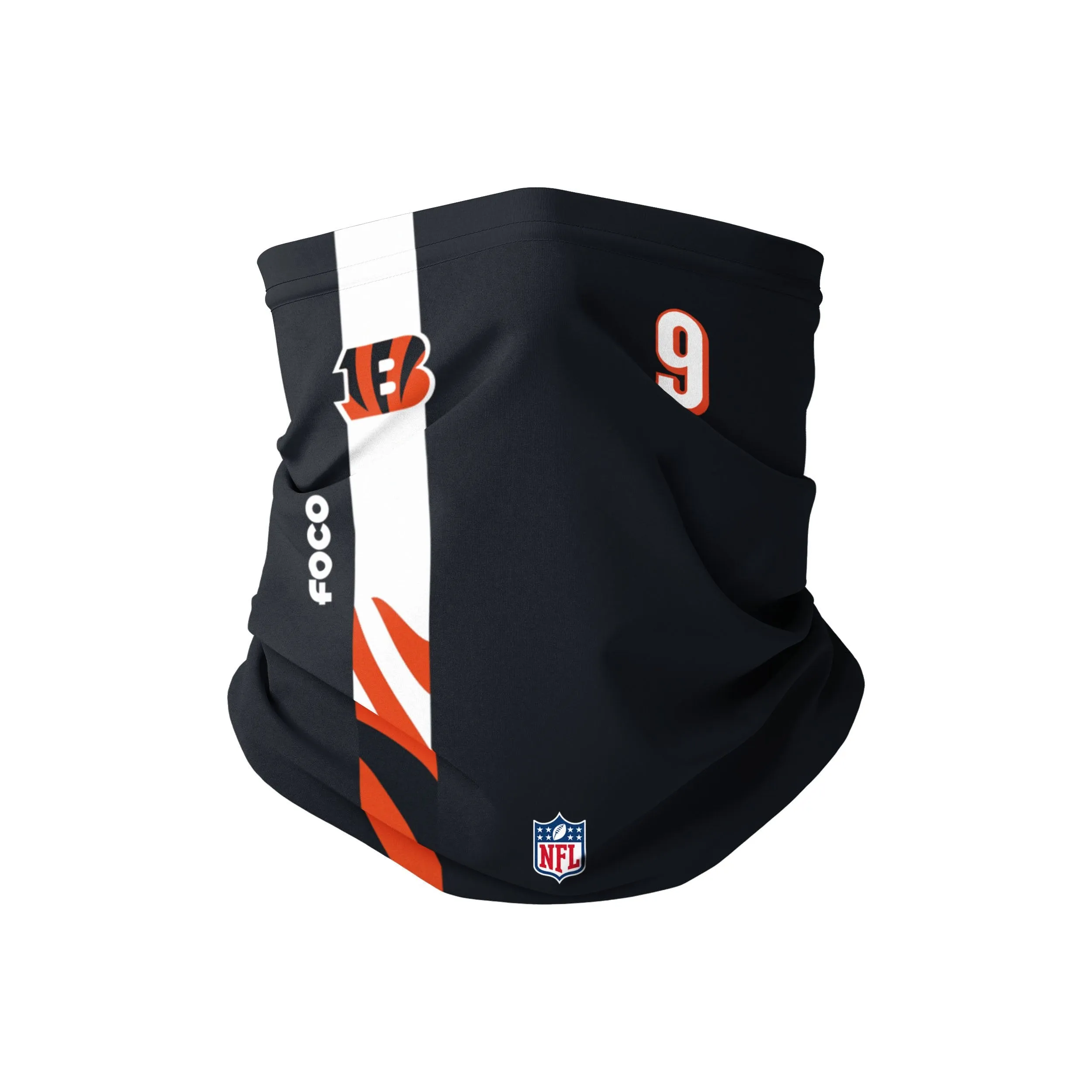 Cincinnati Bengals NFL Joe Burrow On-Field Sideline Gaiter Scarf
