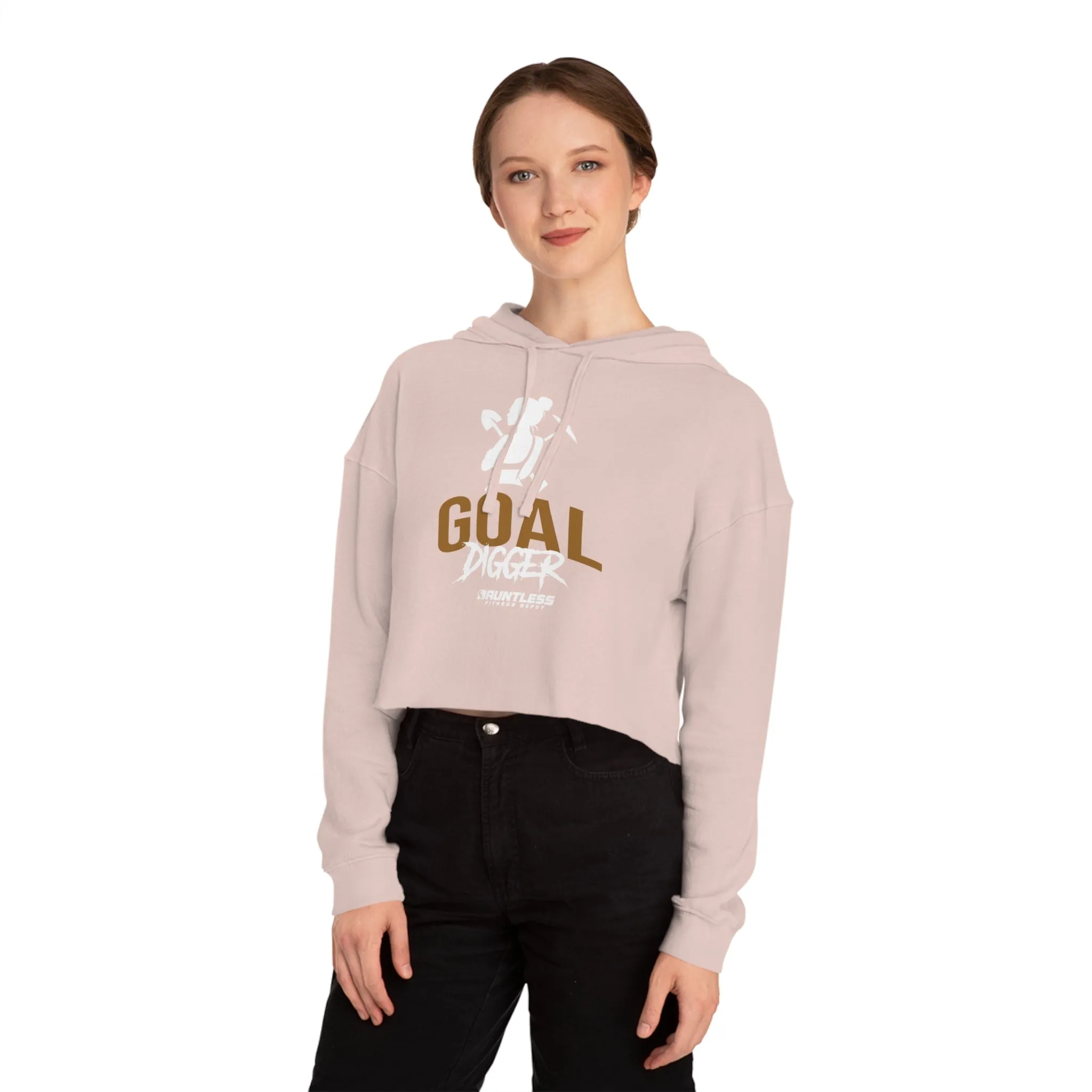 Goal Digger Cropped Hoodie