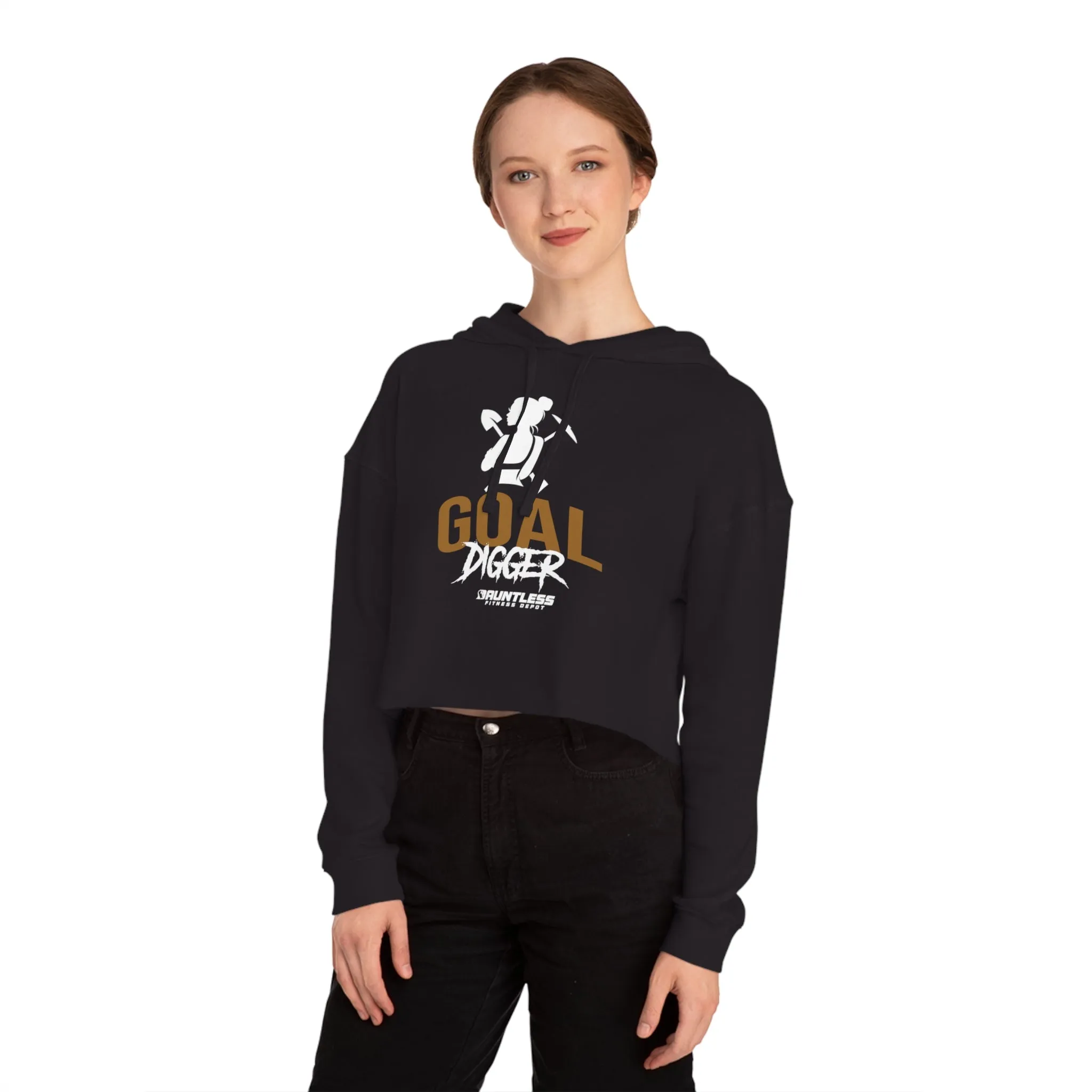 Goal Digger Cropped Hoodie