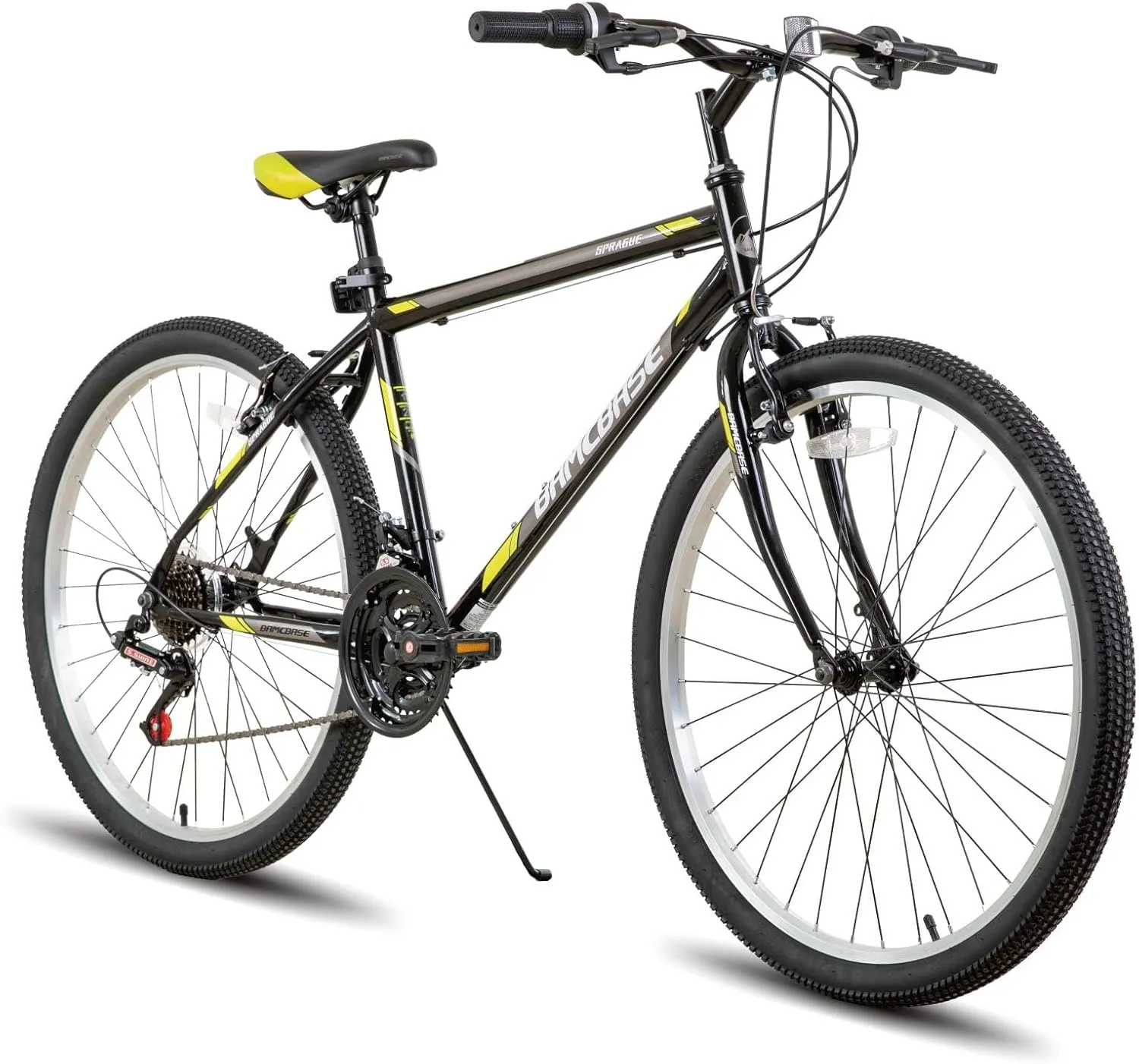 Hiland Adult 26 Inch Mountain Bike, Mens and Womens Bicycle with 21 Speed, High-Carbon Steel Frame Mountain Bicycle, Sport MTB for Men Women
