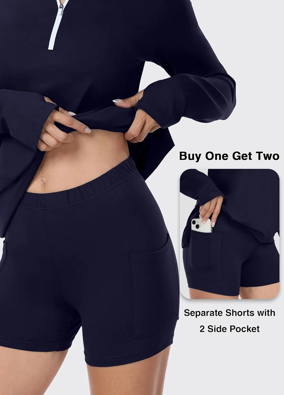 Hiverlay Tennis Dresses for Women with 2 Pockets Built in Shorts UPF 50  Golf Dress Workout Athletic Dresses
