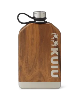 KUIU 8 oz Wood-Designed Flask