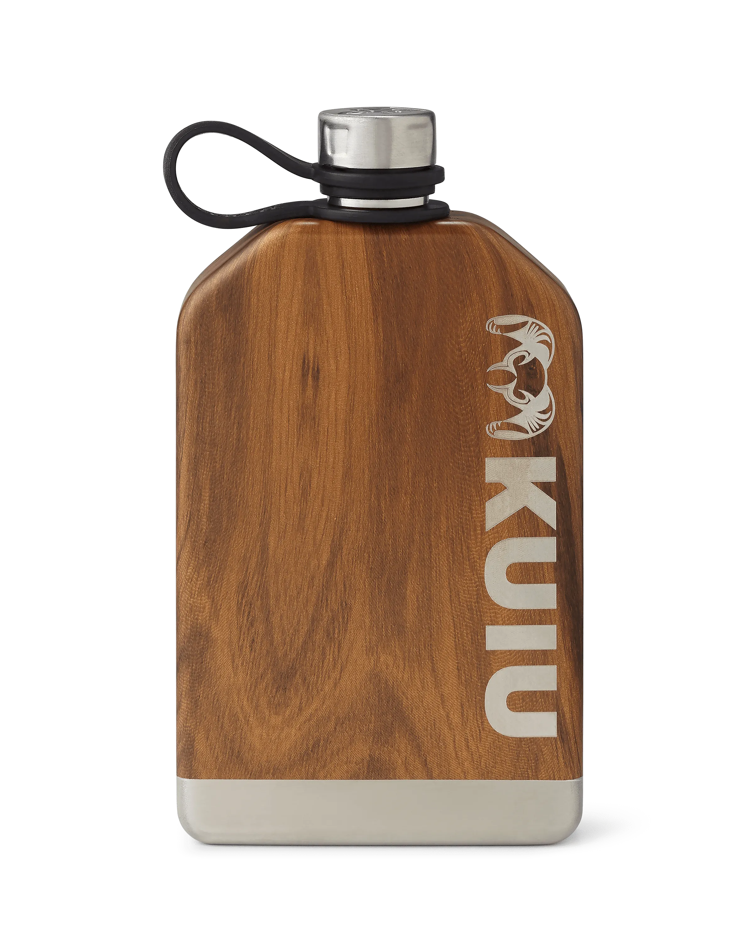 KUIU 8 oz Wood-Designed Flask
