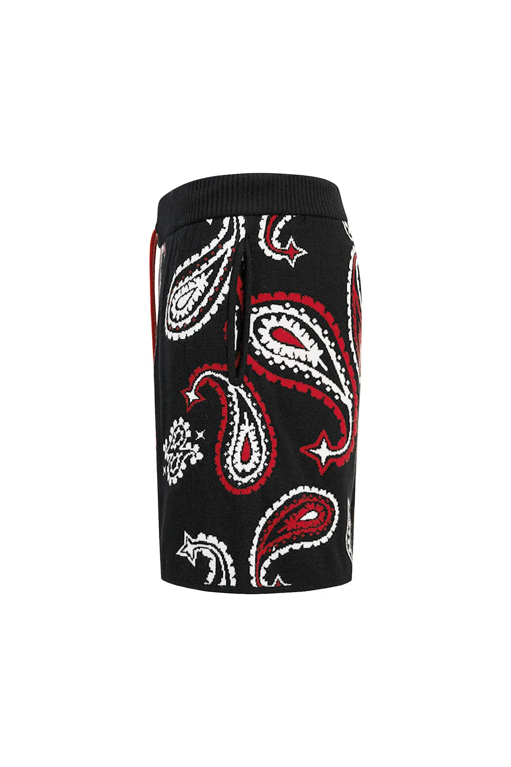 Men's Paisley Sweater Shorts