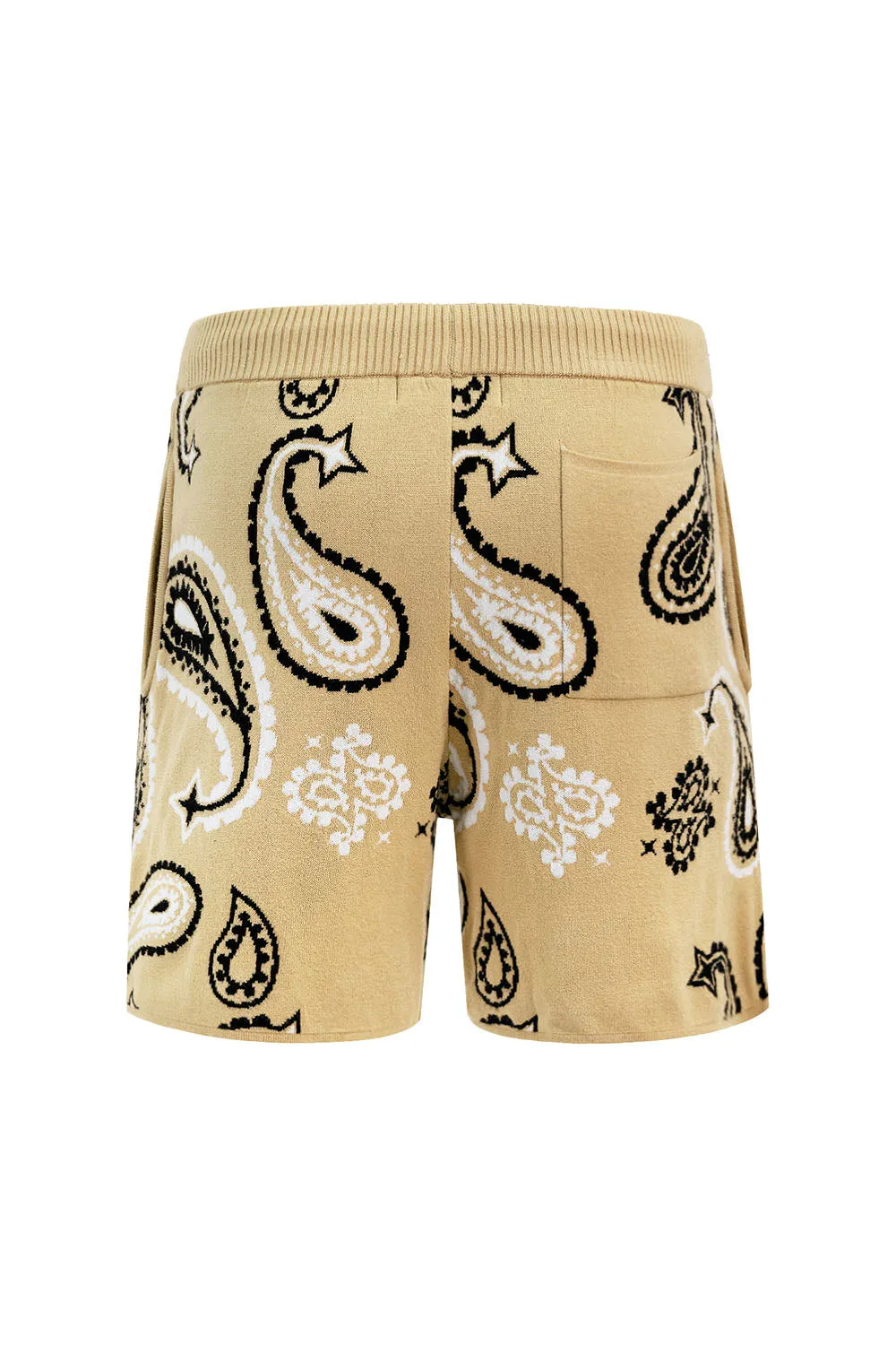 Men's Paisley Sweater Shorts