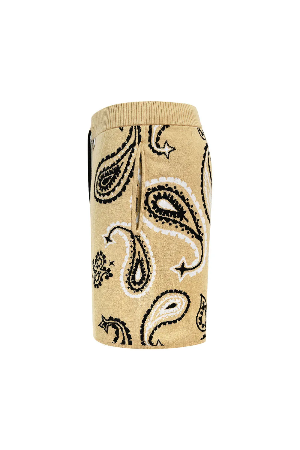 Men's Paisley Sweater Shorts
