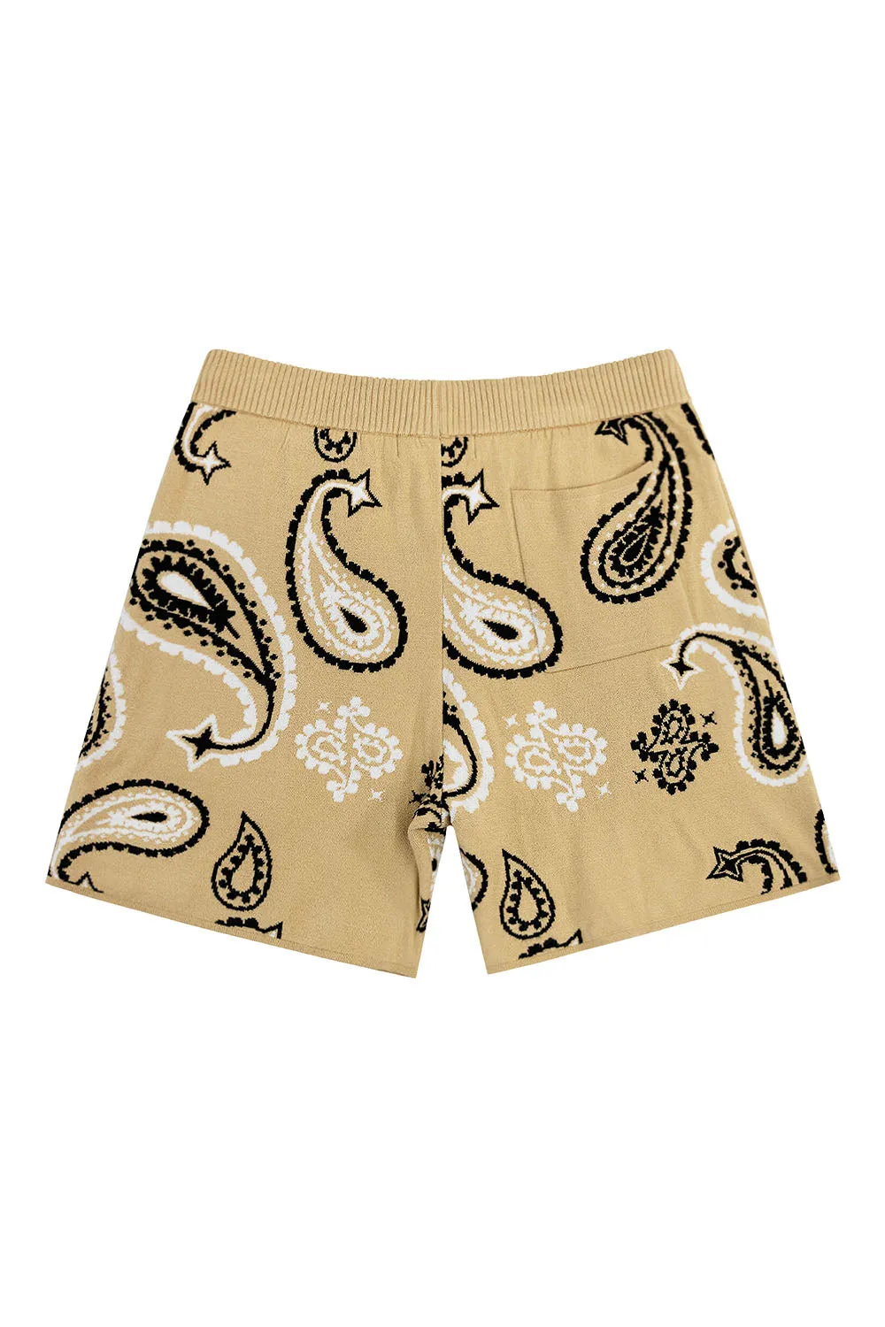 Men's Paisley Sweater Shorts