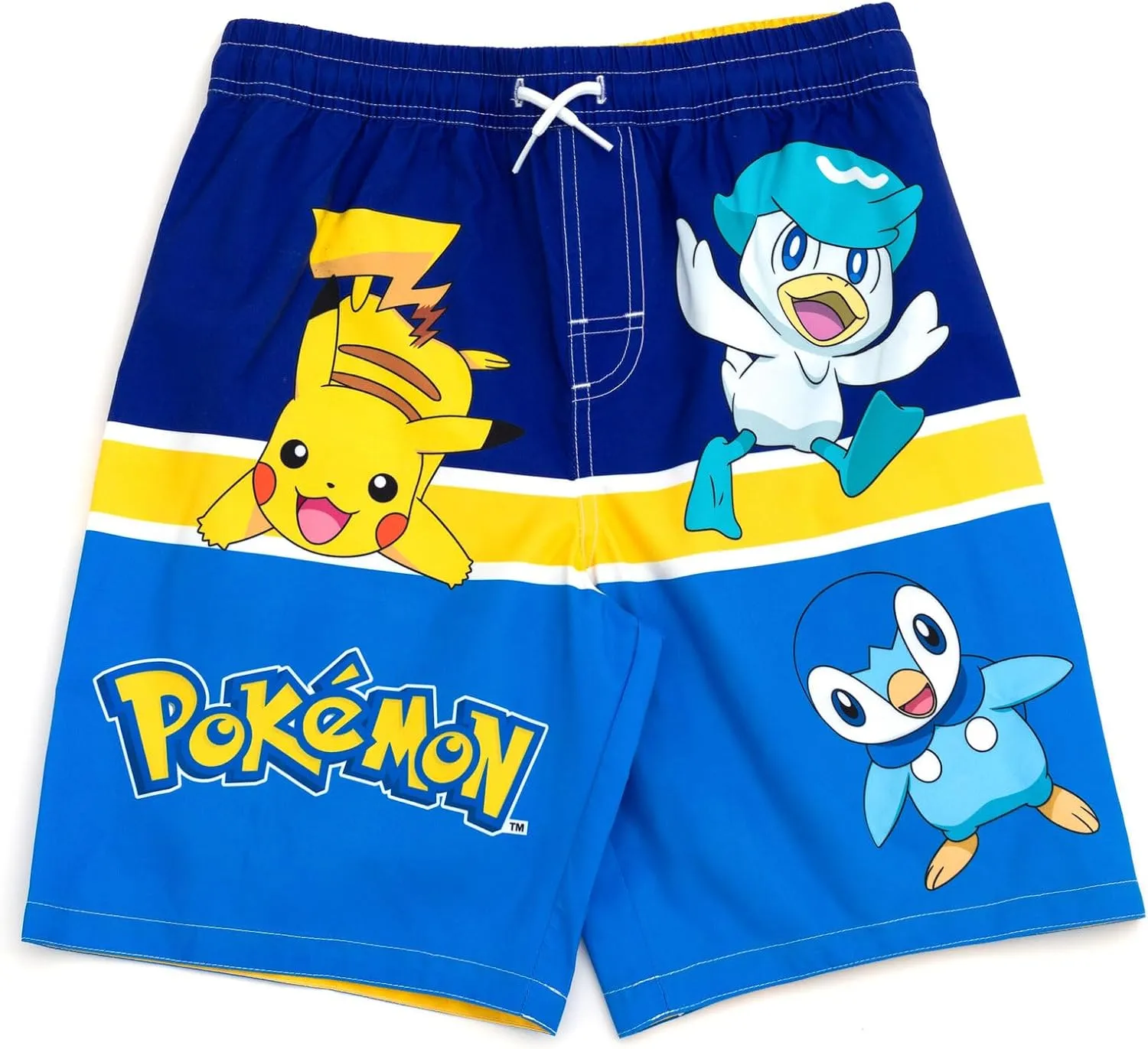 Pokemon Compression UPF 50  Swim Trunks Little Kid to Big Kid Sizes (4-14-16)