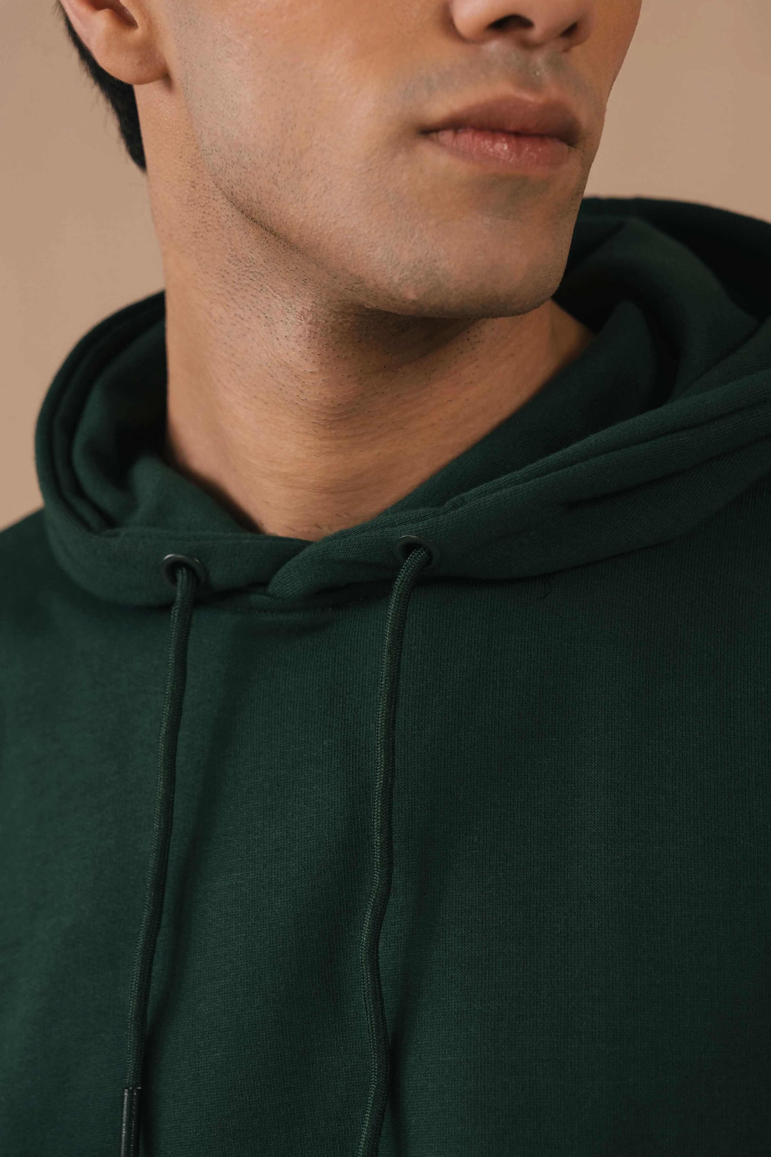 Polo Republica Men's Solid Fleece Pullover Hoodie