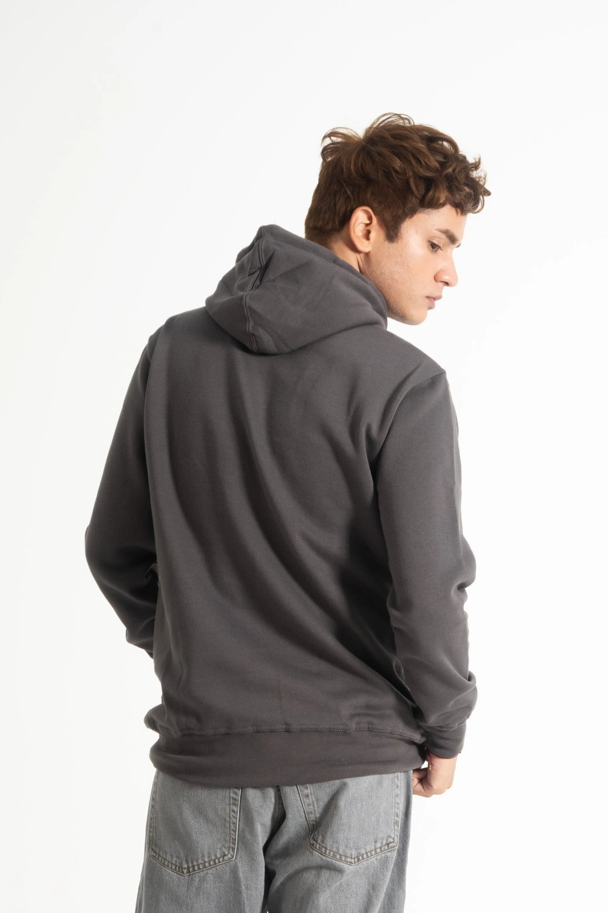 Polo Republica Men's Solid Fleece Pullover Hoodie