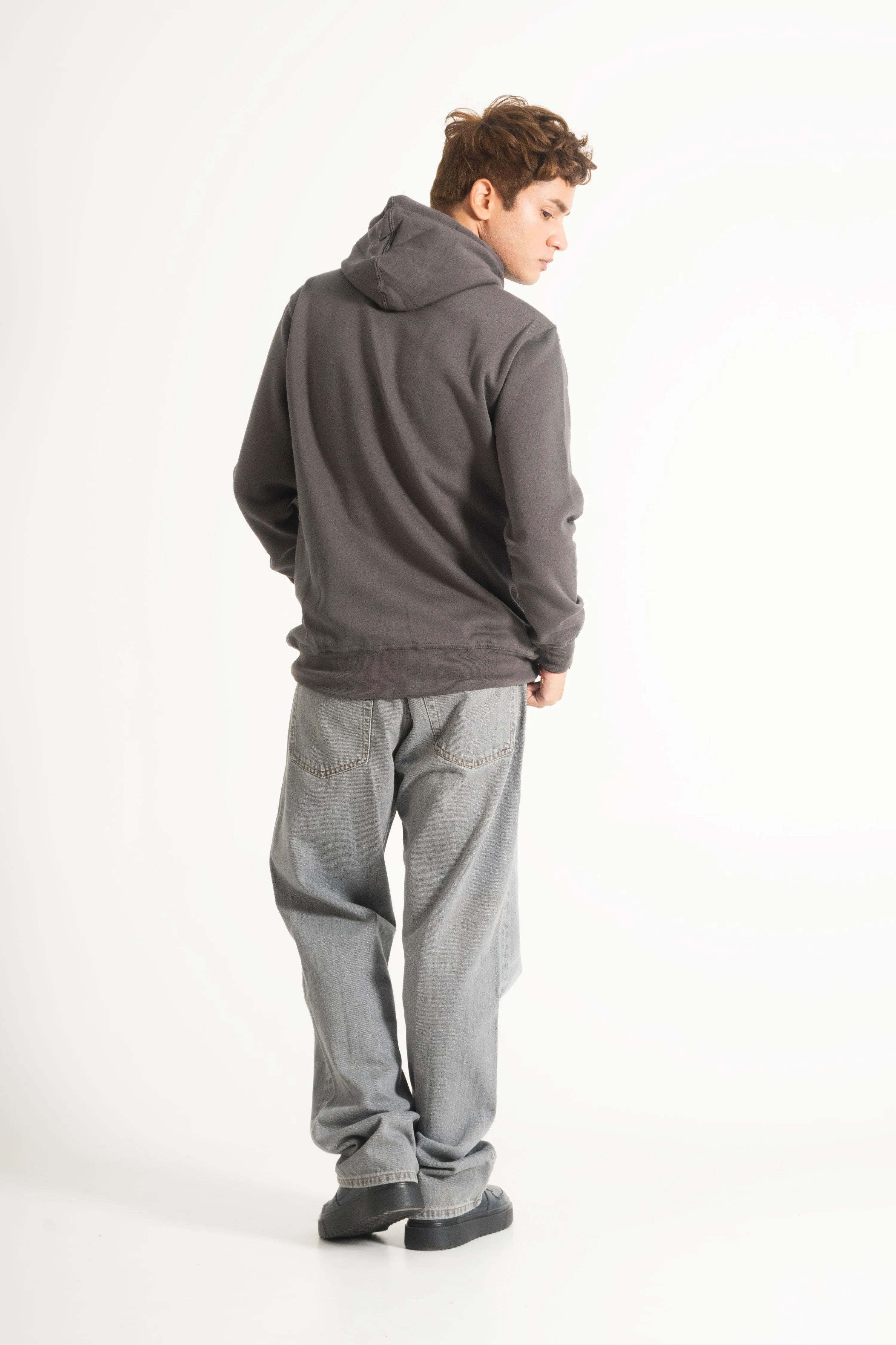 Polo Republica Men's Solid Fleece Pullover Hoodie