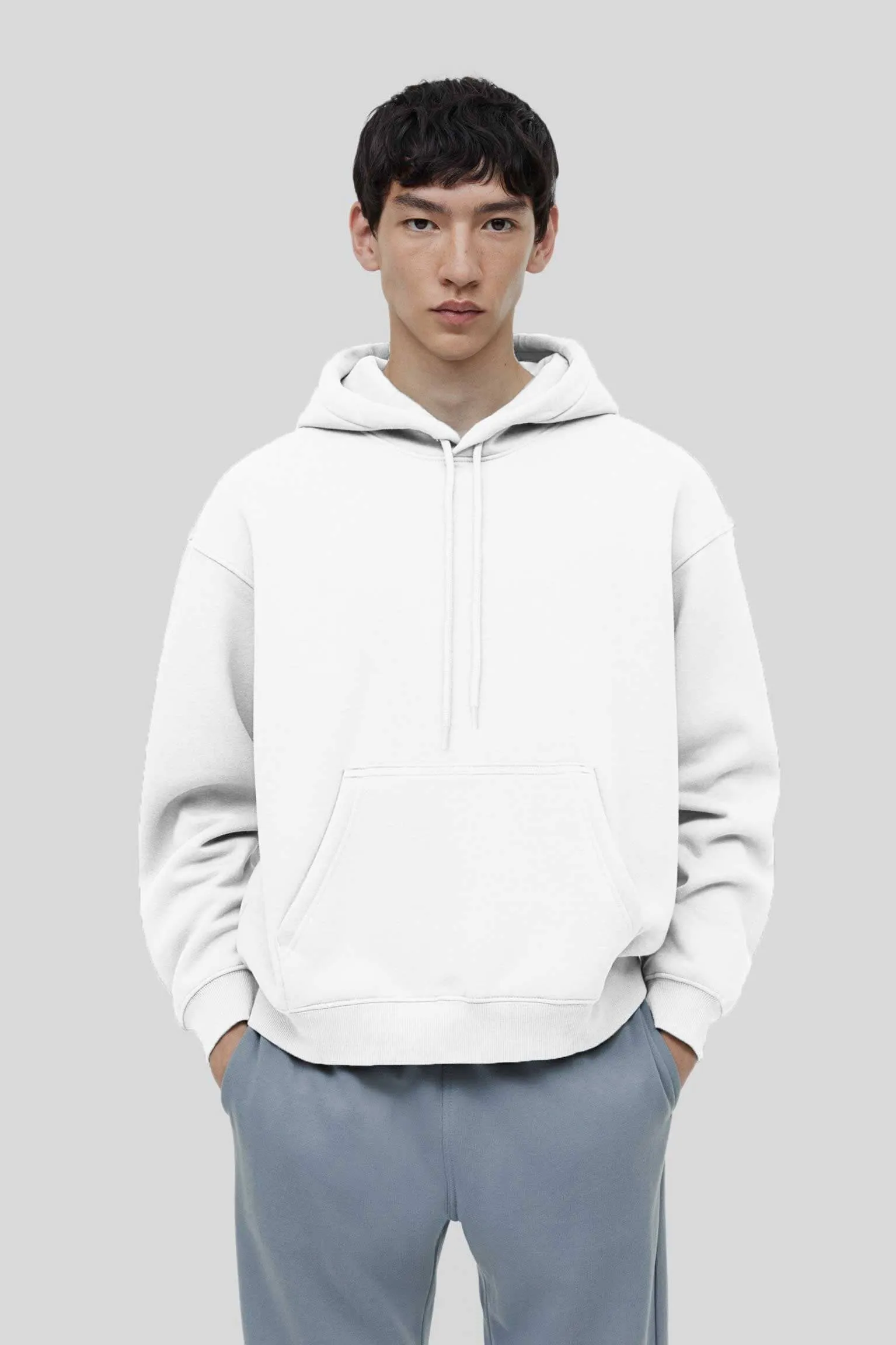 Polo Republica Men's Solid Fleece Pullover Hoodie