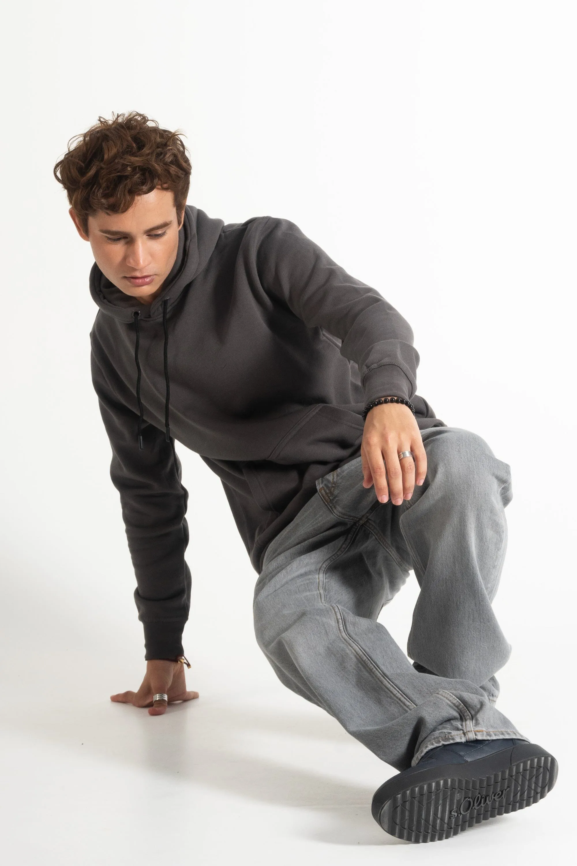 Polo Republica Men's Solid Fleece Pullover Hoodie