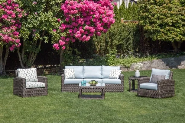PORTFINO 3 PIECE SEATING SET - Love Seat and 2 Club Chairs