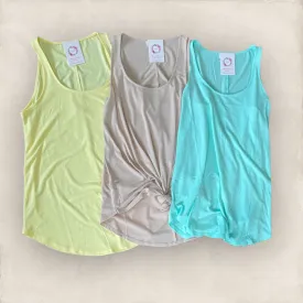 Round neck swing tank