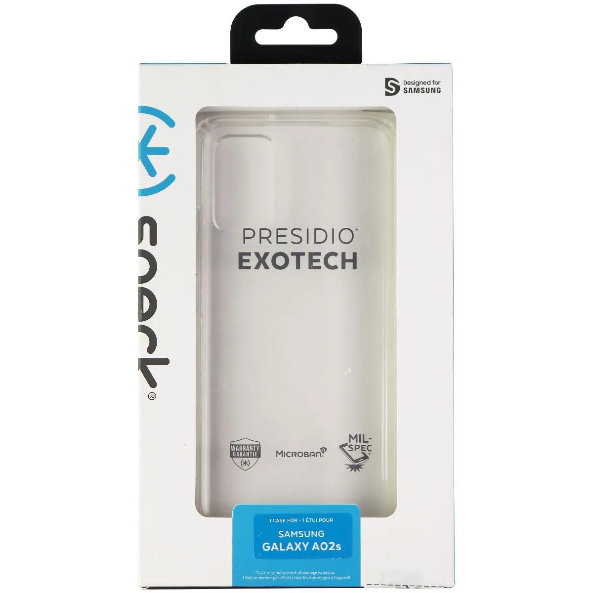 Speck Presidio Exotech Series Case for Samsung Galaxy A02s - Clear