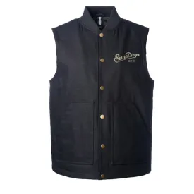 SunDiego Work Vest - BLACK