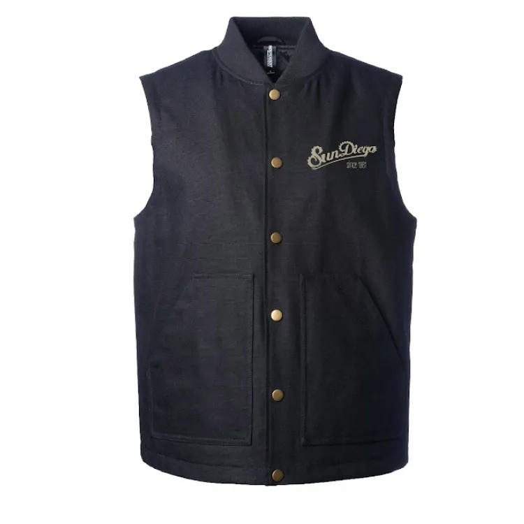 SunDiego Work Vest - BLACK