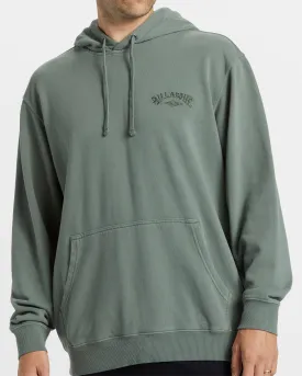 Wave Washed Hoodie - Fern
