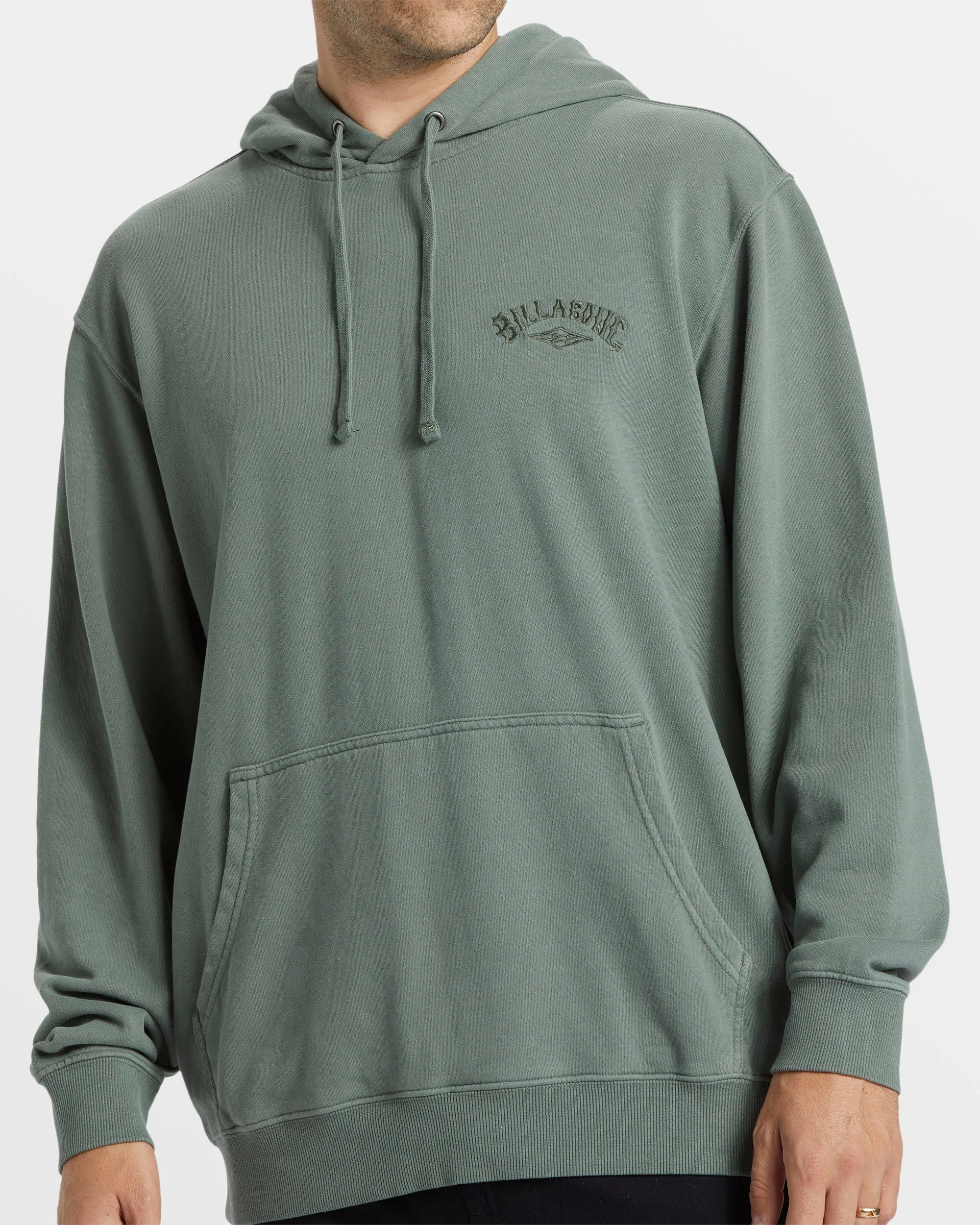 Wave Washed Hoodie - Fern