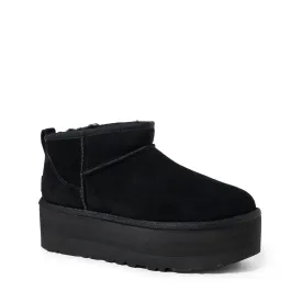 Women's Shoes UGG CLASSIC ULTRA MINI PLATFORM Ankle Boots 1135092 BLACK