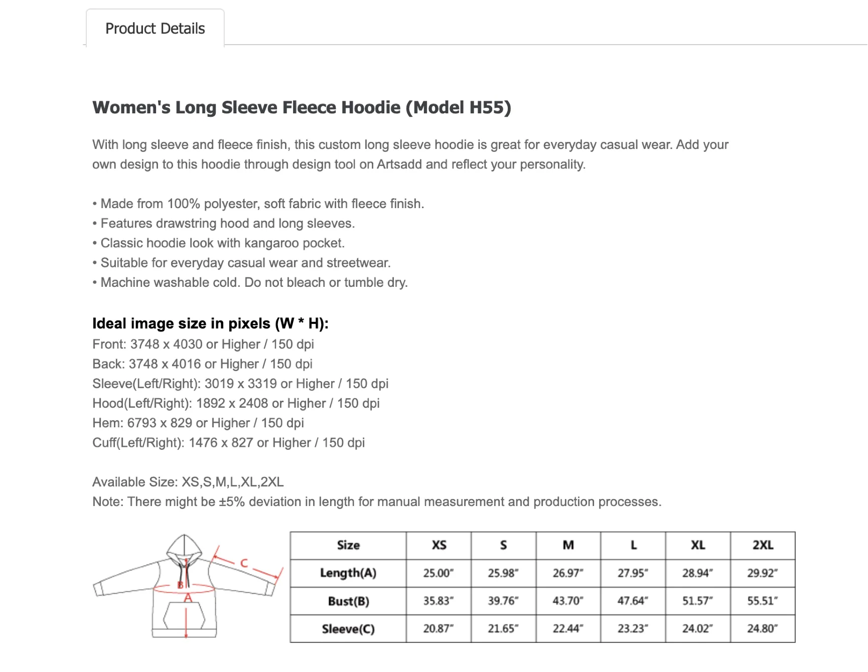 Women's Suicide Warrior Fleece Hoodie